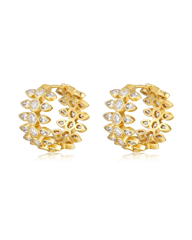 Florette Hoops- Gold