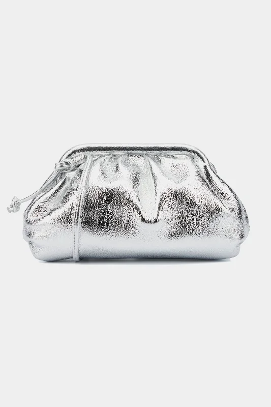 NIKKI-A METALLIC CLUTCH CROSSBODY