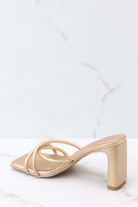 Stride On By Champagne Sandals